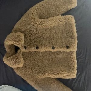 Zara Faux Fur Coat- New without tags